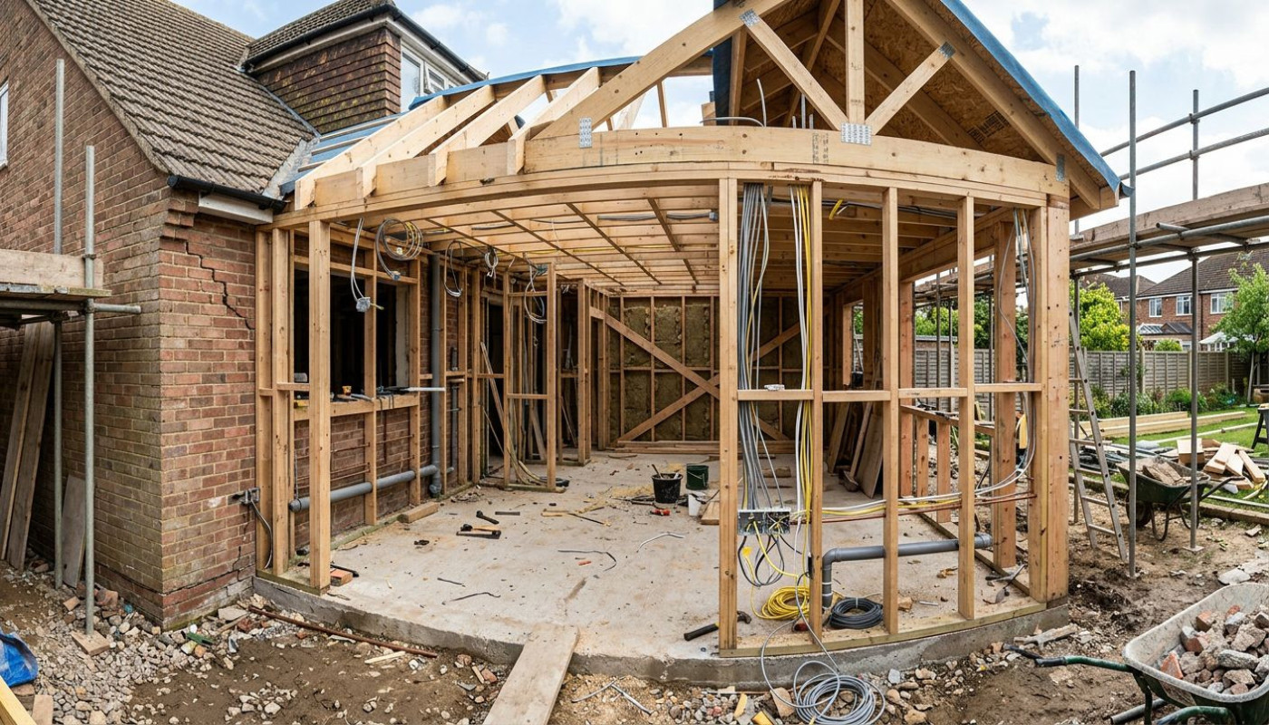 Coûts cachés dans la construction d'extensions de maison